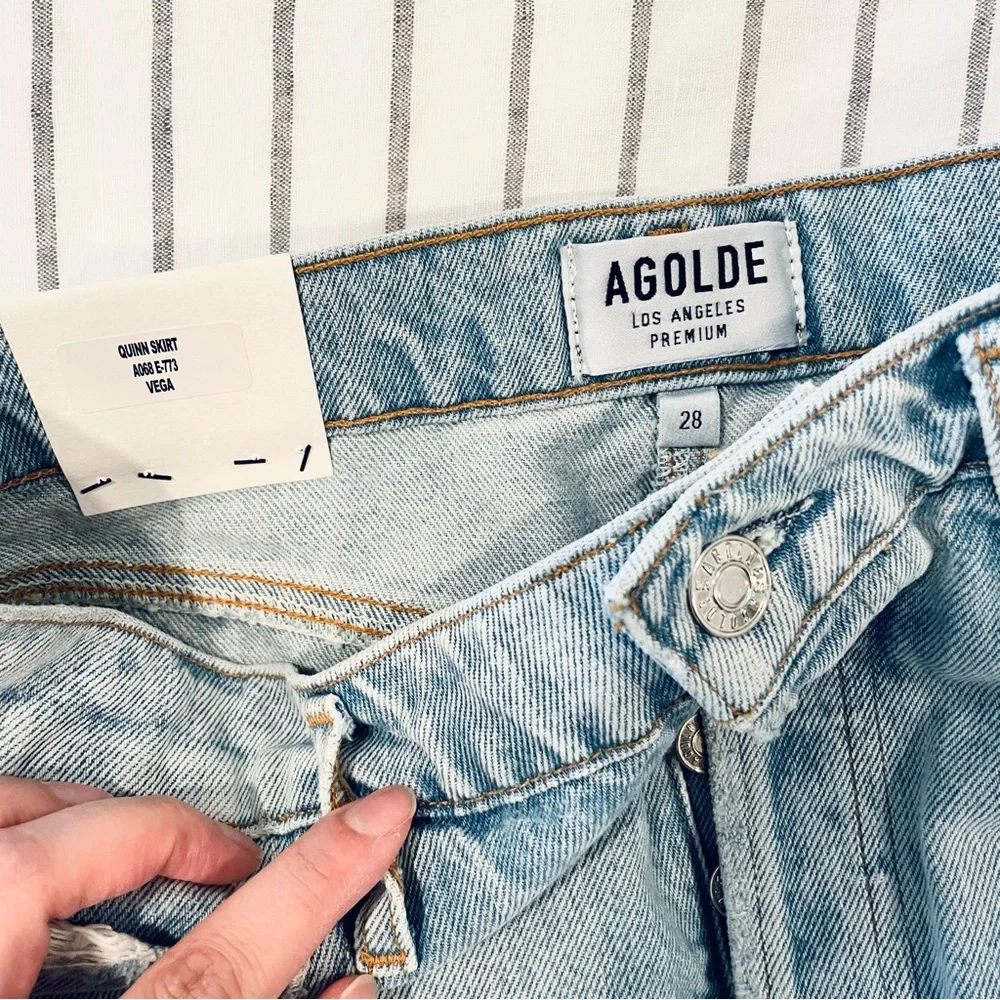 Agolde Quinn Skirt Sz 28‎
